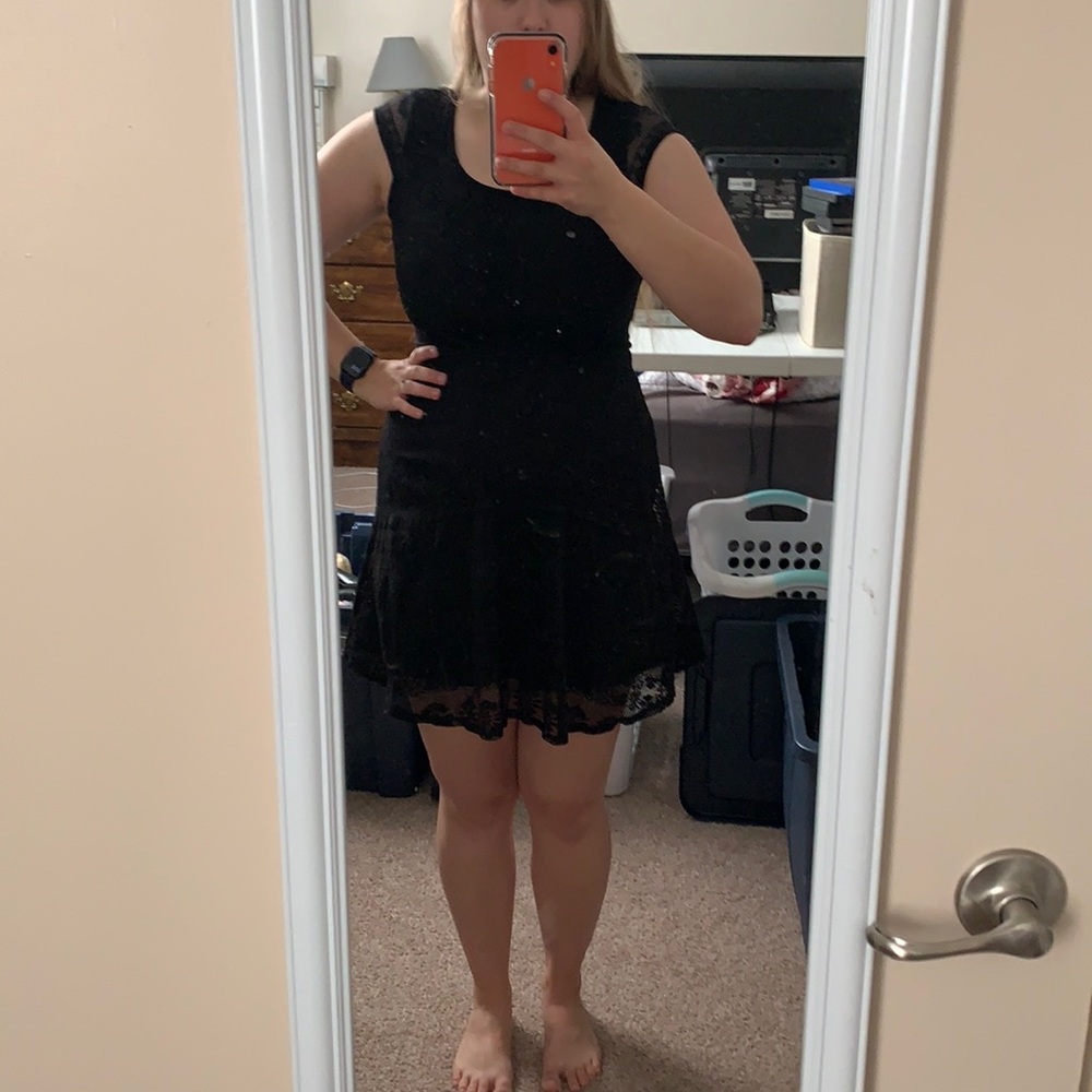 Black Lace Dress